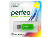 Perfeo USB флэш-диск 64GB C03 Green 10/100