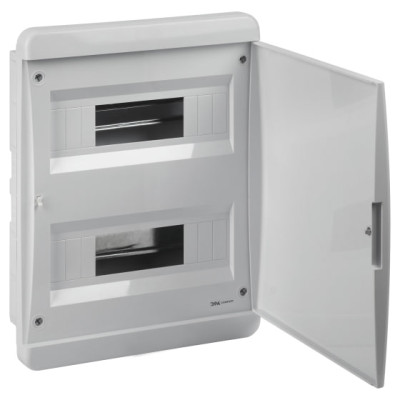 Корпус пластиковый встраиваемый ЭРА COMFORT ЩРВ-П-24 IP40 белый