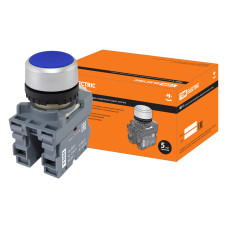 Кнопка MP1-20L в сборе d22мм 1з+1р синяя TDM Кнопка MP1-20L в сборе d22мм 1з+1р синяя TDM