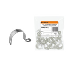 Скоба металлическая TDM однолапковая с внутр. d14-15 мм/крат.100шт