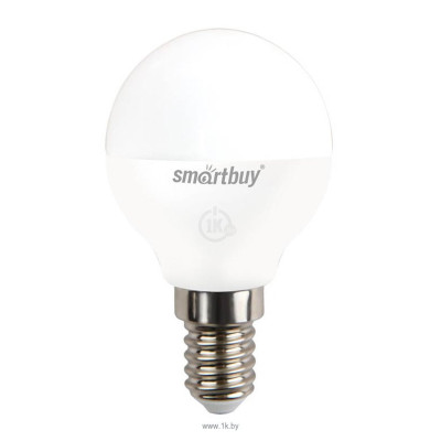 Smartbuy Лампа светодиодная LED G45 9,5Вт 6000К Е14 1/100