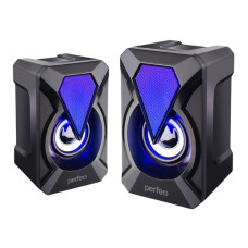 Perfeo колонки "FLAMES", 2.0, мощность 2х3 Вт, USB, чёрн, Game Design, LED подсветка 7 цв Perfeo колонки "FLAMES", 2.0, мощность 2х3 Вт, USB, чёрн, Game Design, LED подсветка 7 цв