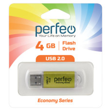 Perfeo USB флэш-диск 4GB E01 Gold economy series /10 Perfeo USB флэш-диск 4GB E01 Gold economy series /10