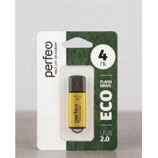 Perfeo USB флэш-диск 4GB E01 Gold economy series /10