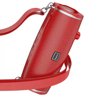 hoco Bluetooth-колонка BS40, MP3, microSD, мощность 14 Вт, 2400 mAh, шнурок, красная 1/16