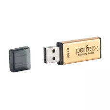 Perfeo USB флэш-диск 64GB E03 Gold economy series 10/100 Perfeo USB флэш-диск 64GB E03 Gold economy series 10/100