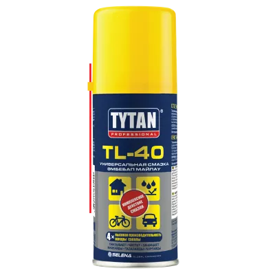 Универсальная смазка-аэрозоль Tytan Professional TL-40  150 мл 6/12