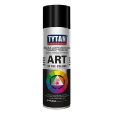 Краска аэрозольная термостойкая TYTAN Professional Art of the colour 400 мл черная 6/12 /от 2шт Краска аэрозольная термостойкая TYTAN Professional Art of the colour 400 мл черная 6/12 /от 2шт