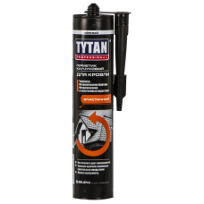 Герметик каучуковый TYTAN Professional для кровли черный 310 мл 4/12 Герметик каучуковый TYTAN Professional для кровли черный 310 мл 4/12
