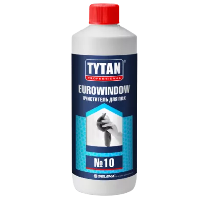 Очиститель для пвх TYTAN Professional EUROWINDOW №10  950 мл 2/12