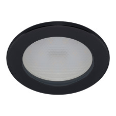 Светильник встраиваемый влагозащищенный ЭРА KL95 SBK GX53 IP44,  110х55 мм, черный 1/50