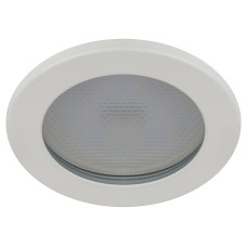 Светильник встраиваемый влагозащищенный ЭРА KL95 WH GX53 IP44, 110х55 мм, белый 1/50