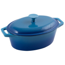 Кастрюля "УТЯТНИЦА" чугунная эмалированная овальная OCE-28, объем 3,5 л 1/2 Кастрюля "УТЯТНИЦА" чугунная эмалированная овальная OCE-28, объем 3,5 л 1/2