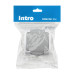 Розетка Intro Atlantic 5-201-03 с земл. 2P+E Schuko, 16А-250В, IP54, открытой уст, серый 10/120