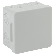 Коробка распаячная ЭРА КОР 80х80х50мм без гермовводов 7 вх. IP54 (100/1600) /мин.пар.5шт Коробка распаячная ЭРА КОР 80х80х50мм без гермовводов 7 вх. IP54 (100/1600) /мин.пар.5шт