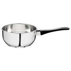 Ковш Mestolo-16 из нерж ст с бакел ручкой, зерк полировка, объем 1,4 л, диа 16 см, капсулир дно 1/8