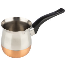 Кофеварка стальная с медным дном  450 мл, модель CW-450C  (турка) 1/6