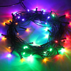Гирлянда светодиодная ЭРА ENIN-5M ЭРА Нить 5 м мультиколор 8 режимов, 220V, IP20 (100/1500)