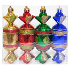 Набор украшений PS12-4-1961, 4 шт., 12 см