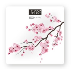 Весы напольные электронные "Сакура", стекло, деление 0,01 кг, макс. 180 кг, 28х28 см, TDM Весы напольные электронные "Сакура", стекло, деление 0,01 кг, макс. 180 кг, 28х28 см, TDM