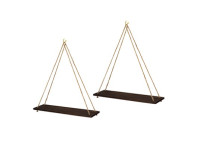 Комплект полок "Budva" на канатах, 43х13 см; толщина1 см, 2 шт QWERTY/1