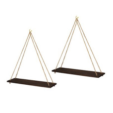 Комплект полок "Budva" на канатах, 43х13 см; толщина1 см, 2 шт QWERTY/1