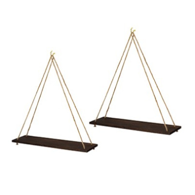 Комплект полок "Budva" на канатах, 43х13 см; толщина1 см, 2 шт QWERTY/1