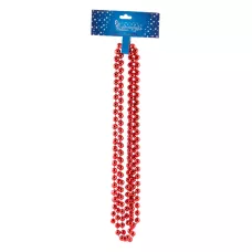 Бусы "Классик" диаметр бусинки -10мм, длина бус 2,7м, цвет красный 12/72