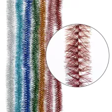 Мишура "Ежик"  №18 размер: 200 см; Ø 35 мм, без проволоки, цвет: в ассортименте /150