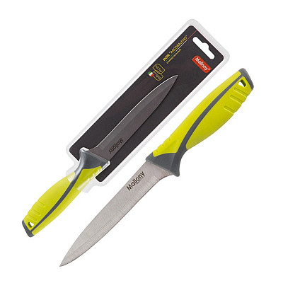 Нож с прорезиненной рукояткой ARCOBALENO MAL-03AR универсальный, 12,7 см Mallony