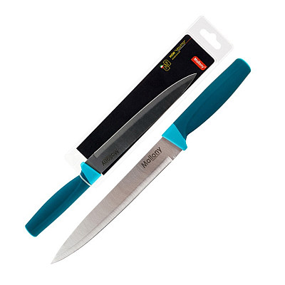 Нож с рукояткой софт-тач VELUTTO MAL-02VEL разделочный, 20 см Mallony