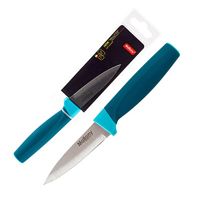 Нож с рукояткой софт-тач VELUTTO MAL-04VEL для овощей, 9 см Mallony