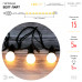 Гирлянда светод.ЭРА ERABL-WS5 Белт Лайт набор 5 м,15 LED (шаг 30 см), тепл.свет, 220 В,кауч. и ЦЕНА▼