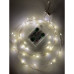 Гирлянда светодиодная ЭРА ENIN -5NW LED Нить 5 м теплый свет, АА (100/2500)