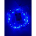 Гирлянда светодиодная ЭРА ENIN -5NB LED Нить 5 м синий свет, АА (100/2500)