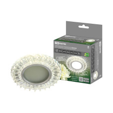 Светильник встраиваемый СВ 03-06 MR16 50Вт G5.3 LED подсветка 3 Вт зеркальный/хром TDM Светильник встраиваемый СВ 03-06 MR16 50Вт G5.3 LED подсветка 3 Вт зеркальный/хром TDM