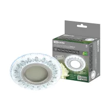 Светильник встраиваемый СВ 03-07 MR16 50Вт G5.3 LED подсветка 3 Вт зеркальный/хром TDM Светильник встраиваемый СВ 03-07 MR16 50Вт G5.3 LED подсветка 3 Вт зеркальный/хром TDM