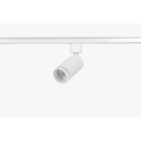 Трековый светильник однофазный ЭРА TR77 - GU10 WH под лампу GU10 белый Трековый светильник однофазный ЭРА TR77 - GU10 WH под лампу GU10 белый