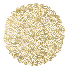 Салфетка сервировочная PVR-05 "Розы", диам 38 см Рыжий кот 1/120