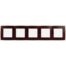 Рамка на 5 постов, Эра12, 12-5005-10 ЭРА венге 10/100 ЦЕНА ▼ Рамка на 5 постов, Эра12, 12-5005-10 ЭРА венге 10/100 ЦЕНА ▼