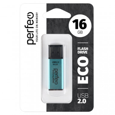 Perfeo USB флэш-диск 32GB E03 Green economy series 10/100 Perfeo USB флэш-диск 32GB E03 Green economy series 10/100