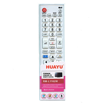 Пульт Huayu for LG RM-L1162W БЕЛЫЙ LED TV с функцией SMART универсальный пульт (серия HRM1078)