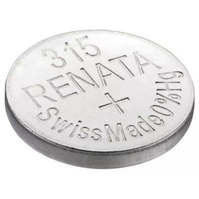 Батарейка Renata  SR315/SR716SW BL-1 1.55V, 10mAh, 5.8x1.6mm (10/100)