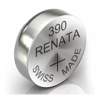 Батарейка Renata  SR390/SR1130SW BL-1 1.55V, 10mAh, 5.8x1.6mm (10/100)