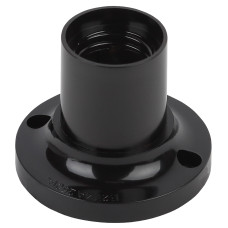 Патрон Е27 потолочный, бакелит, черный (x50) /мин.пар.5шт