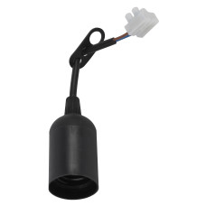 Патрон Е27 подвесной с клеммной колодкой черный, 5/50/200 (СМОТРИ LHP-E27-b) Патрон Е27 подвесной с клеммной колодкой черный, 5/50/200 (СМОТРИ LHP-E27-b)