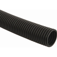 Труба гофрированная ПНД D25 (c пр.) черная (50 м) т. Труба гофрированная ПНД D25 (c пр.) черная (50 м) т.