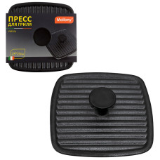 Пресс для гриля чугунный с бакелитовой ручкой, квадратной формы, PRESSA, р-р 23*23 см Пресс для гриля чугунный с бакелитовой ручкой, квадратной формы, PRESSA, р-р 23*23 см