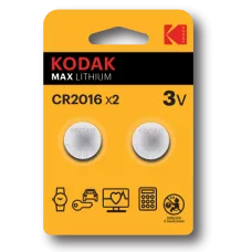 Батарейка Kodak CR2016-2BL 2/60/240  (30417663)