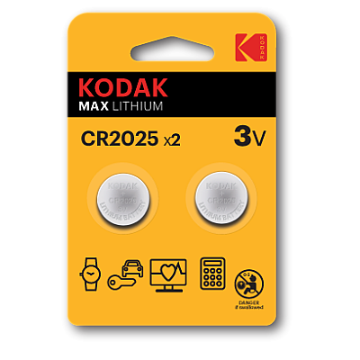 Батарейка Kodak CR2025-2BL 2/60/240  (30417670)